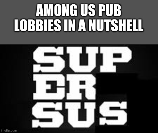 don't all pub lobbies reat you like this????????? | AMONG US PUB LOBBIES IN A NUTSHELL | image tagged in dankmemes,too funny | made w/ Imgflip meme maker