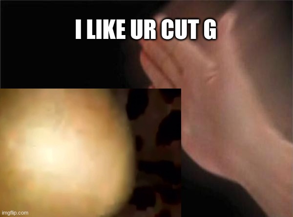 I LIKE UR CUT G | image tagged in i like ya cut g | made w/ Imgflip meme maker