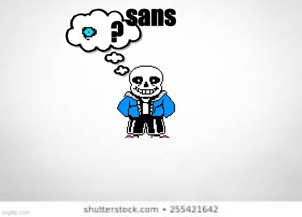 sans | sans; ? | image tagged in white background | made w/ Imgflip meme maker