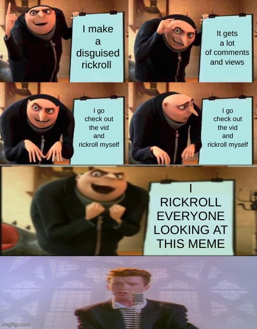 Rick Roll meme by jallroynoy on DeviantArt