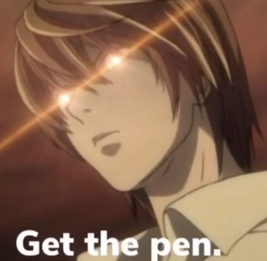 High Quality deathnote Blank Meme Template