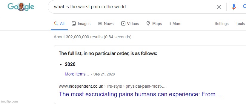 even google knows | image tagged in 2020 sucks | made w/ Imgflip meme maker