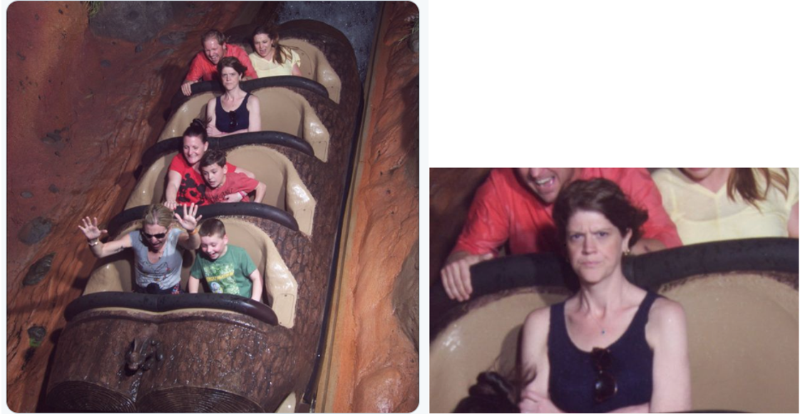 High Quality Rollercoaster angry woman Blank Meme Template