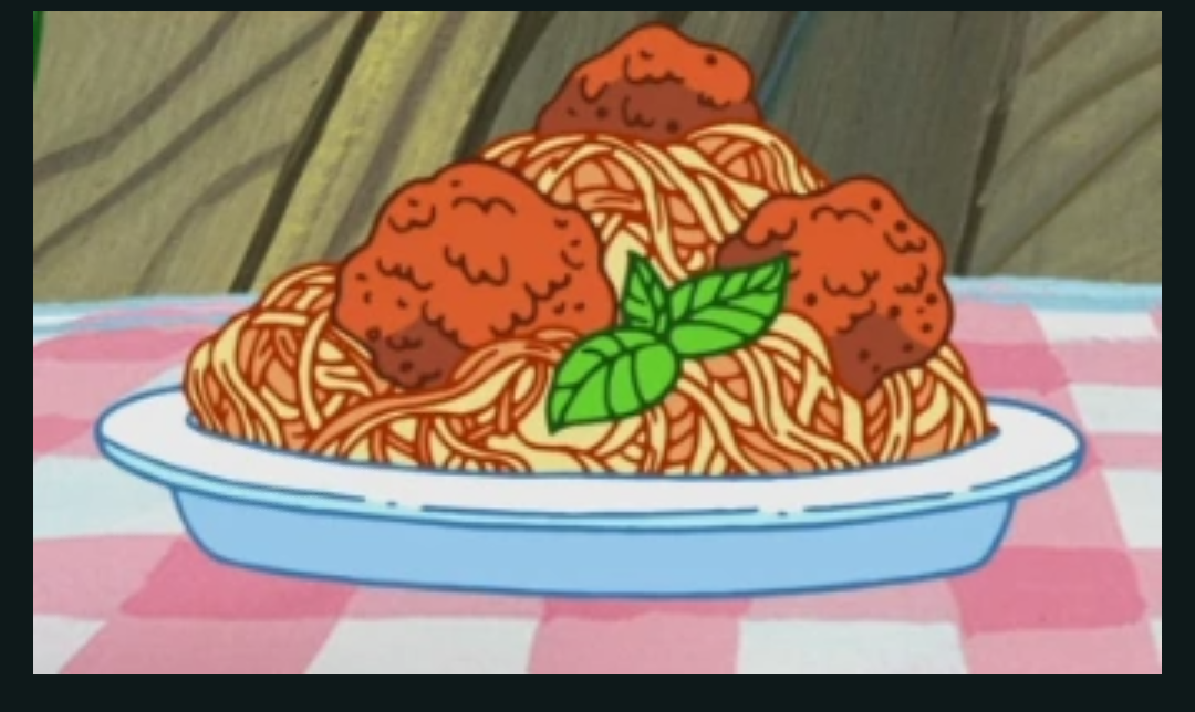 High Quality Spongebob Spaghetti! Blank Meme Template