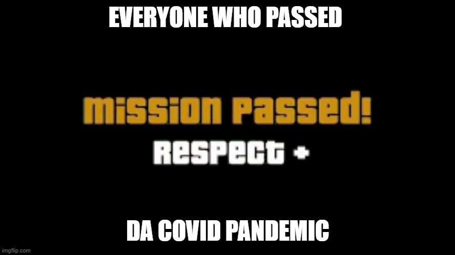 ReSpEcT | EVERYONE WHO PASSED; DA COVID PANDEMIC | image tagged in respect | made w/ Imgflip meme maker