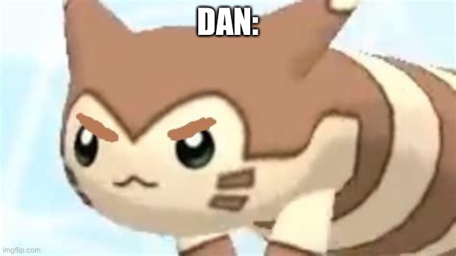 angry furret | DAN: | image tagged in angry furret | made w/ Imgflip meme maker