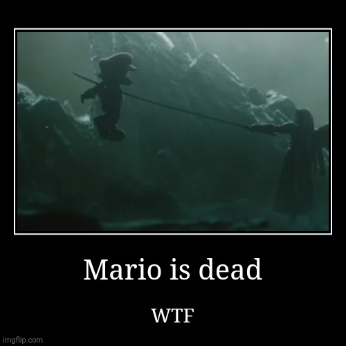Mario died | image tagged in funny,demotivationals,memes,super smash bros | made w/ Imgflip demotivational maker