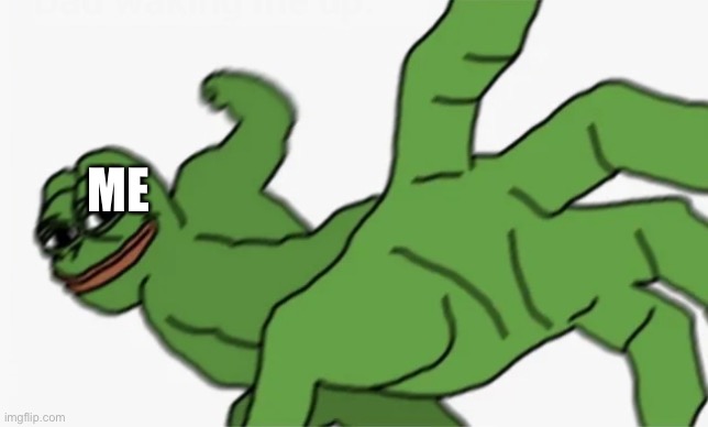 pepe punch | ME | image tagged in pepe punch | made w/ Imgflip meme maker