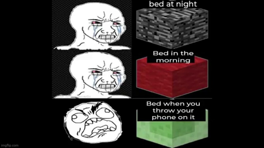 Minecraft in real life | image tagged in memes,minecraft,bed,in real life | made w/ Imgflip meme maker