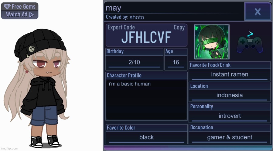 new oc heh | made w/ Imgflip meme maker