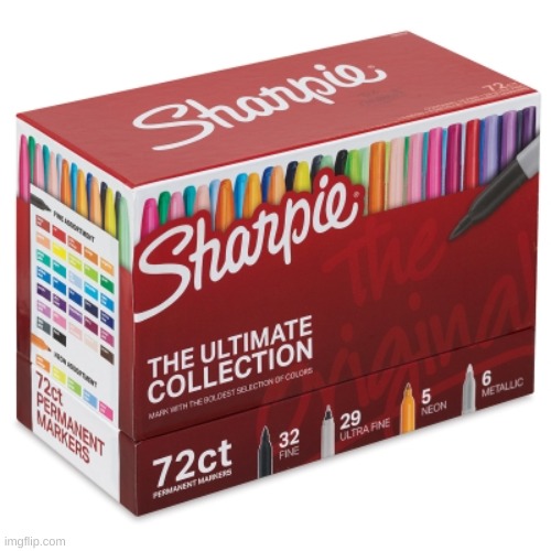 Ultimate Sharpie Collection | image tagged in ultimate sharpie collection | made w/ Imgflip meme maker