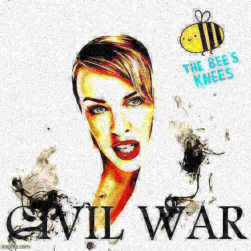 Kylie the bee's knees civil war deep-fried 1 Blank Meme Template