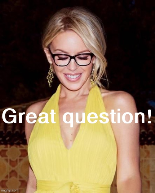 Kylie great question Blank Meme Template