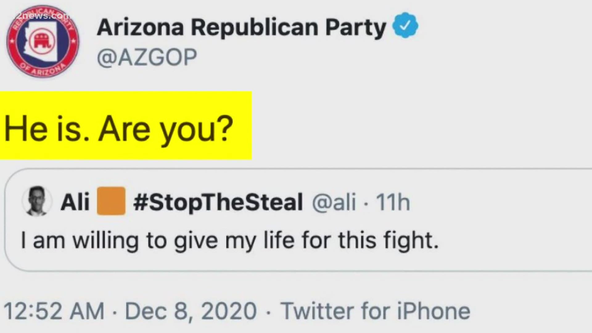 Arizona Republican Party election 2020 Blank Meme Template
