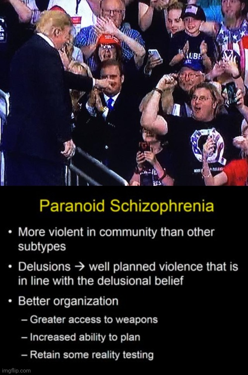 image tagged in trump and qanon,paranoid parrot,gollum schizophrenia | made w/ Imgflip meme maker