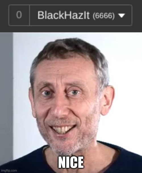 Got lazy with this meme. Only 303 more points and it gets nicer. | NICE | image tagged in nice michael rosen | made w/ Imgflip meme maker