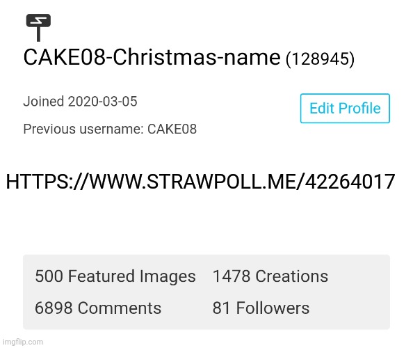 https://www.strawpoll.me/42264017 | HTTPS://WWW.STRAWPOLL.ME/42264017 | made w/ Imgflip meme maker