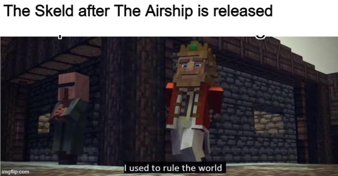 A meme | The Skeld after The Airship is released | image tagged in fallen kingdom | made w/ Imgflip meme maker