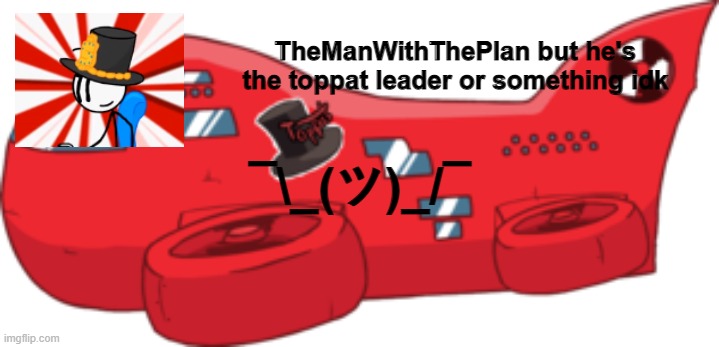 themanwiththeplan toppat | ¯\_(ツ)_/¯ | image tagged in themanwiththeplan toppat | made w/ Imgflip meme maker
