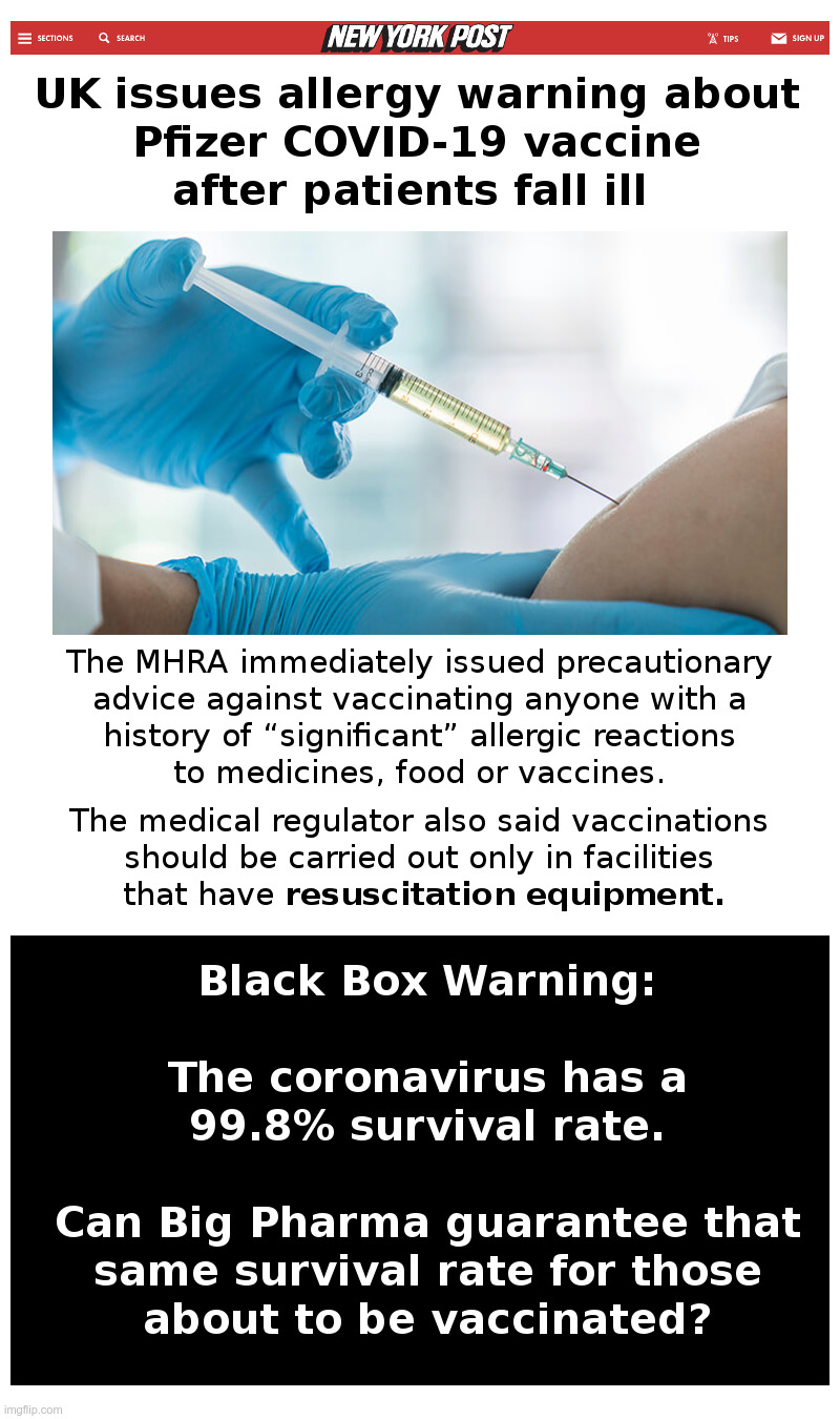 The Vaccines Are Here But... | image tagged in big pharma,fda,vaccines,coronavirus,lockdown,forever | made w/ Imgflip meme maker