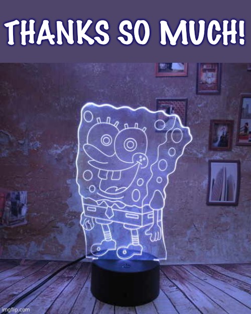 THANKS SO MUCH! | made w/ Imgflip meme maker