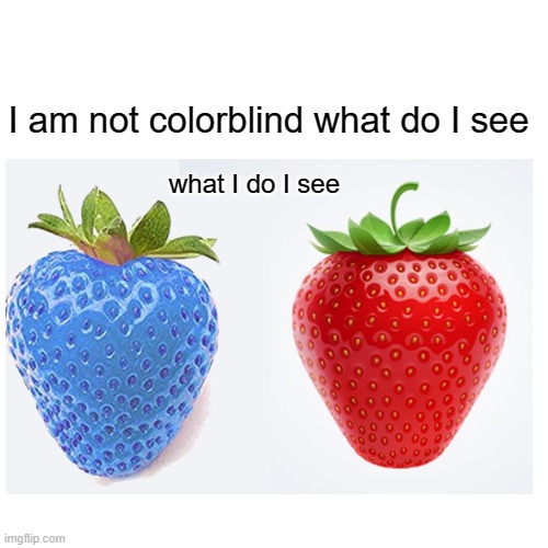 I am not colorblind what do I see; what I do I see | image tagged in trivia crack,memes | made w/ Imgflip meme maker