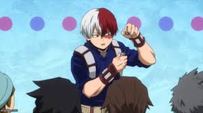 Todoroki explaining that his name is not five w e e n i e s: | made w/ Imgflip meme maker