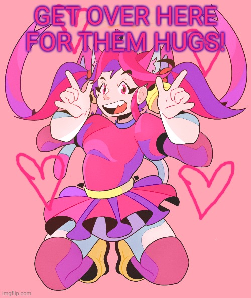 Mad mew mew wants a hug! | GET OVER HERE FOR THEM HUGS! | image tagged in mad mew mew,undertale,free hugs,anime girl,cute cats | made w/ Imgflip meme maker