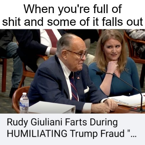 Rudy Giuliani Full Of Shit Blank Meme Template