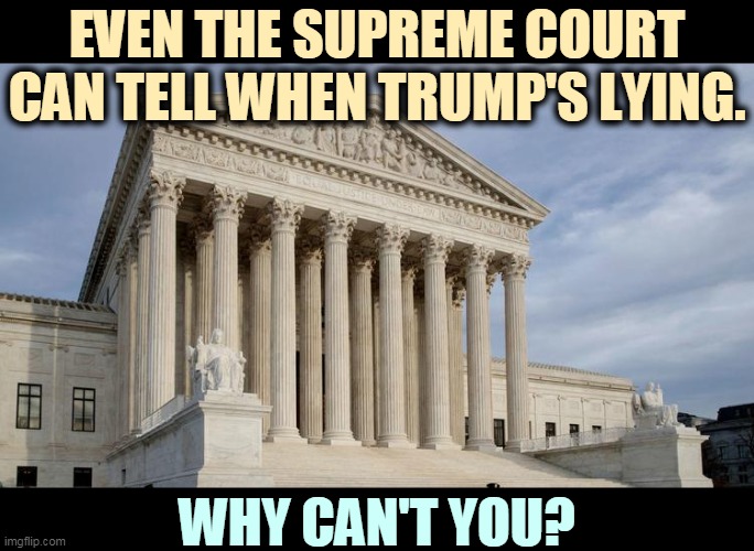 Some Trumptards are so dumb, they think the Chief Justice of the Supreme Court is Diana Ross. | EVEN THE SUPREME COURT CAN TELL WHEN TRUMP'S LYING. WHY CAN'T YOU? | image tagged in supreme court,trump,lose,loser,fail,failure | made w/ Imgflip meme maker