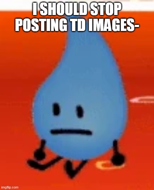 I SHOULD STOP POSTING TD IMAGES- | made w/ Imgflip meme maker