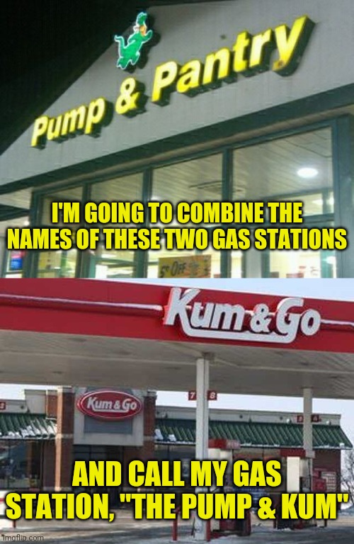 Funny gas station names - Imgflip