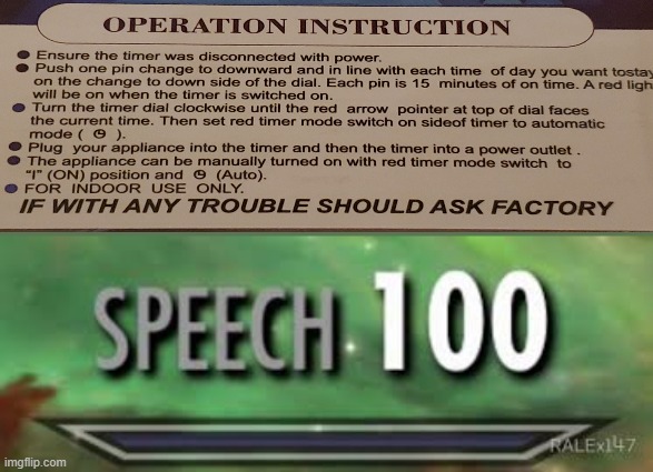 image tagged in skyrim speech 100 | made w/ Imgflip meme maker