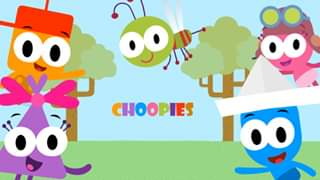 High Quality Choopies (BabyTV) Disney+ Title Card Blank Meme Template