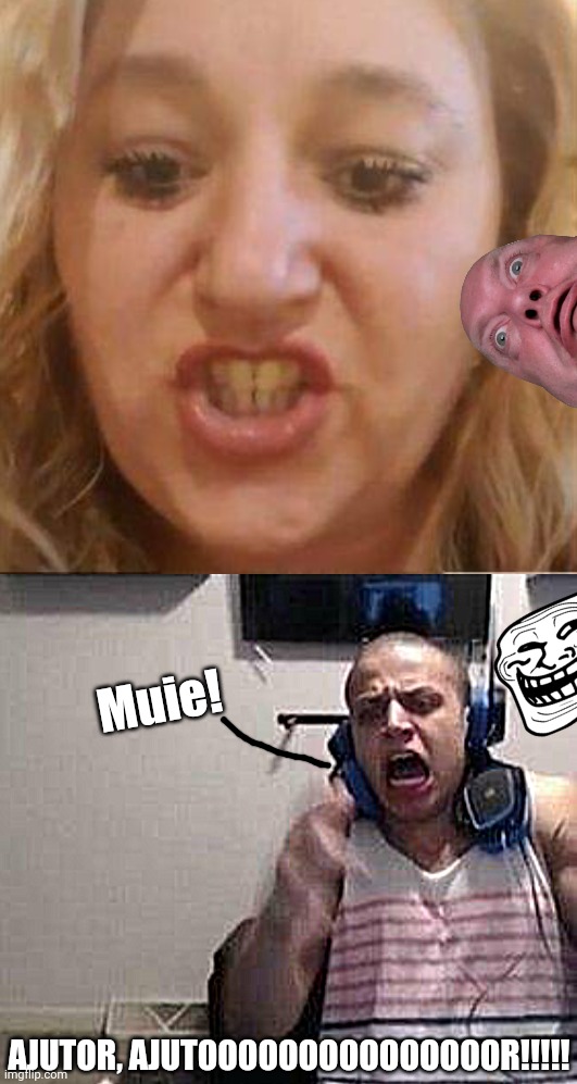 MUIE aur si sosoaca | Muie! AJUTOR, AJUTOOOOOOOOOOOOOOOR!!!!! | image tagged in memes,funny,romania,aur | made w/ Imgflip meme maker