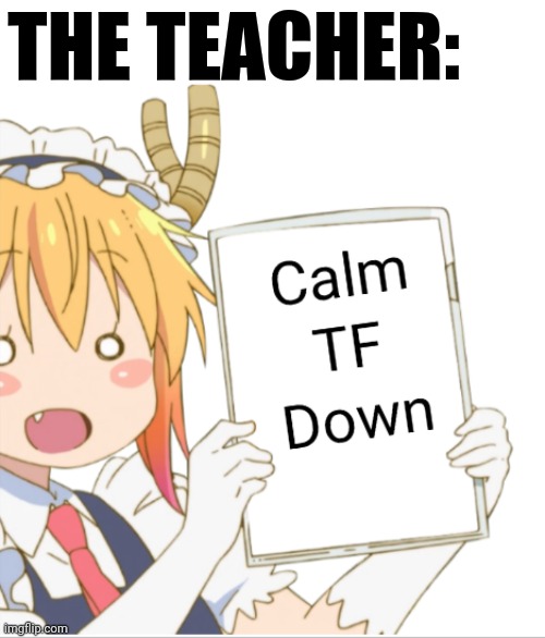 THE TEACHER: | made w/ Imgflip meme maker