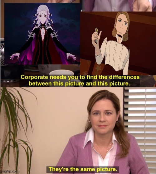 rwby spoilers | image tagged in memes,they're the same picture | made w/ Imgflip meme maker