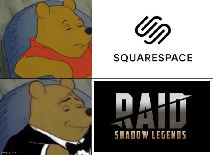 youtube sponsorships in a nutshell | image tagged in memes,tuxedo winnie the pooh | made w/ Imgflip meme maker