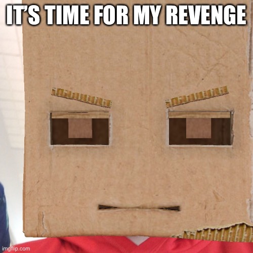 When you trap somebody in a box | IT’S TIME FOR MY REVENGE | image tagged in funny | made w/ Imgflip meme maker