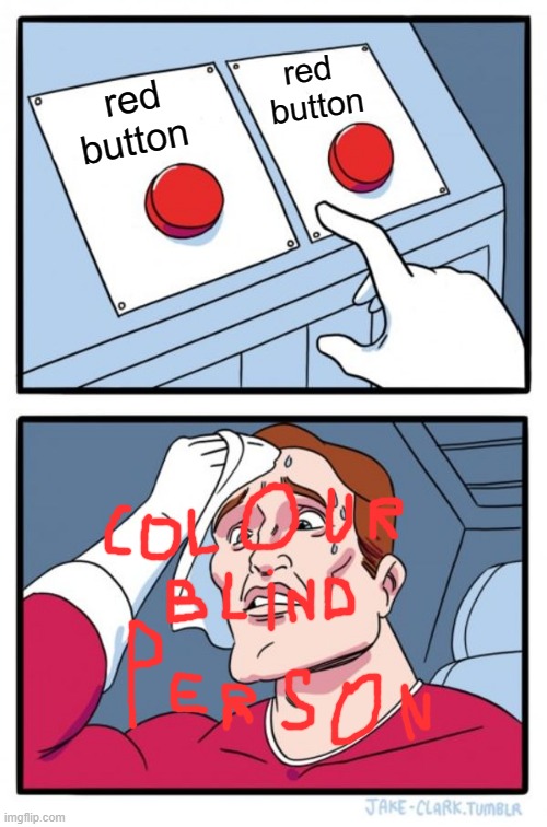 Two Buttons | red 
button; red
button | image tagged in memes,two buttons | made w/ Imgflip meme maker