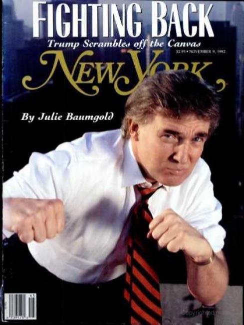 Trump 1992 New York Magazine cover Blank Meme Template