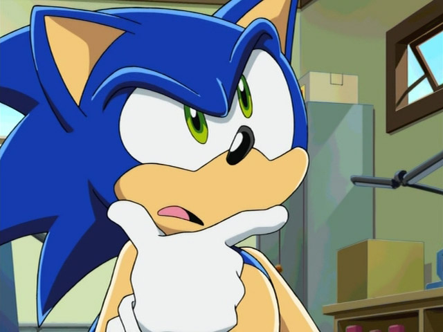 High Quality Sonic Wondering Blank Meme Template