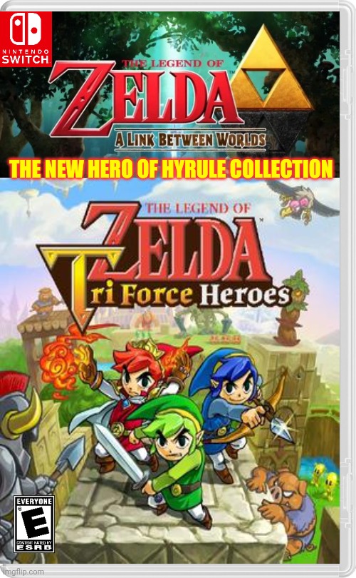 THE NEW HERO OF HYRULE COLLECTION | image tagged in zelda,the legend of zelda,legend of zelda,link | made w/ Imgflip meme maker