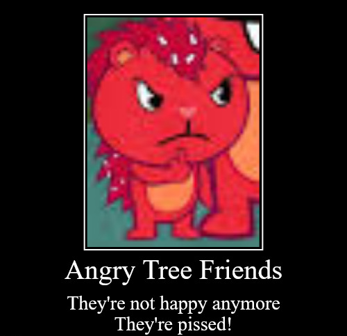 High Quality Angry Tree Friends (HTF) Blank Meme Template