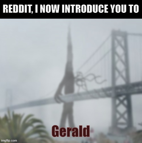 New Juan | REDDIT, I NOW INTRODUCE YOU TO; Gerald | image tagged in gerard way | made w/ Imgflip meme maker