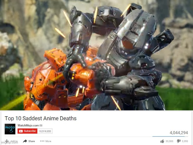 Damn, Poor Grif, sacrificed his life to save Sarge (No the death battle episode isn't canon, so nobody died) | image tagged in saddest anime deaths | made w/ Imgflip meme maker