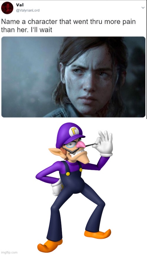 Still not playable in smash cry cry :’( | image tagged in super smash bros,waluigi,name one character who went through more pain than her | made w/ Imgflip meme maker