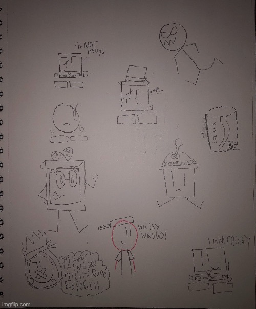 Some sketches. | made w/ Imgflip meme maker