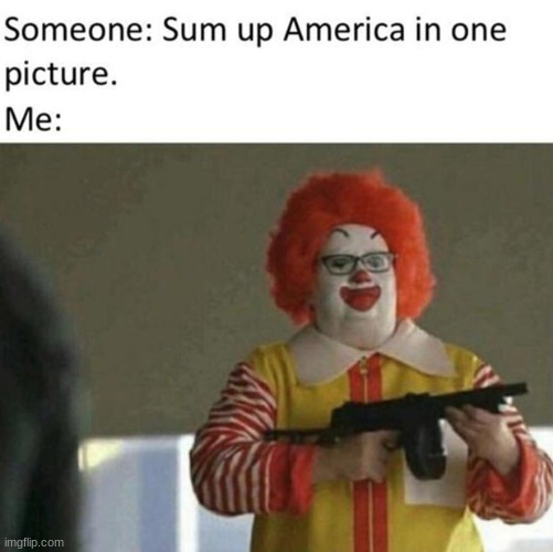 How to describe america | image tagged in funny | made w/ Imgflip meme maker