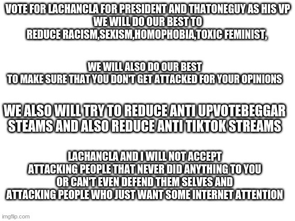 Vote for LaChancla | image tagged in vote | made w/ Imgflip meme maker